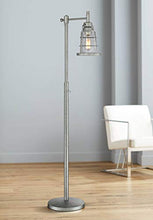 Load image into Gallery viewer, Averill Park Industrial Downbridge Galvanized Floor Lamp - Franklin Iron Works
