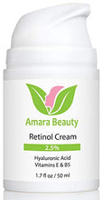 Load image into Gallery viewer, Retinol Cream for Face 2.5% with Hyaluronic Acid &amp; Vitamins E &amp; B5, 1.7 fl. oz.
