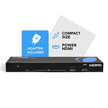 Load image into Gallery viewer, 4K 1x4 HDMI Splitter by OREI - 1 Port to 4 HDMI Display Duplicate/Mirror - Powered Splitter Ver 1.4 Certified for Full HD 1080P High Resolution &amp; 3D Support (One Input To Four Outputs) - HD-104 Black
