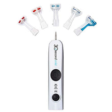 Load image into Gallery viewer, Electric Toothbrush, 30 Second Smile Shine TSS300 White Electronic Power Rechargeable Toothbrush with Reciprocating Motion, 2 Brushing Speeds, 2 Brush Heads
