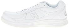 Load image into Gallery viewer, New Balance Men's 577 V1 Lace-Up Walking Shoe, White/White, 9 M US
