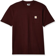 Load image into Gallery viewer, Carhartt Men's Loose Fit Heavyweight Short-Sleeve Pocket T-Shirt,, Port, XX-Large
