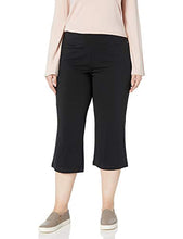 Load image into Gallery viewer, Jockey Women's Slim Capri Flare, Deep Black, 3X
