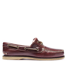 Load image into Gallery viewer, Timberland Men's Classic 2-Eye Boat Shoe, Rootbeer/Brown, 10 M
