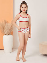 Load image into Gallery viewer, INNERSY Girls Underwear Cotton Training Shorts Comfortable Breathable Panties 5 Pack (10-12 Years, 5B Strawberry/Orange/Colors Prints)
