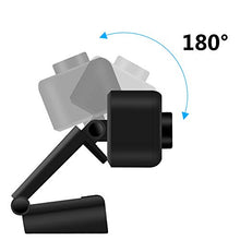 Load image into Gallery viewer, Webcam with Microphone, LFS 1080P HD Streaming USB Computer Webcam 65 inch Long Cable Manual Focus Noise Reduction [Plug and Play] [30fps] for PC Video Conferencing/Calling, Laptop/Desktop Mac
