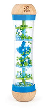 Load image into Gallery viewer, Hape Beaded Raindrops | Mini Wooden Musical Shake &amp; Rattle Rainmaker Toy, Blue, Model Number: E0328B &amp; Put-Stay Rattle Set | Three Sea Animal Suction Rattle Toys, Baby Educational Toy Set
