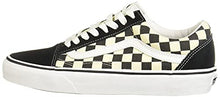 Load image into Gallery viewer, Vans Unisex Old Skool Classic Skate Shoes, (Primary Checkered) Black/White, 9.5 Women/8 Men

