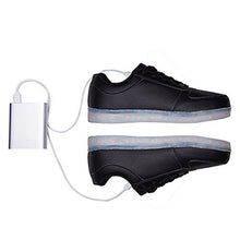 Load image into Gallery viewer, SANYES USB Charging Light Up Shoes Sports LED Shoes Dancing Sneakers SYDB551-Black-40
