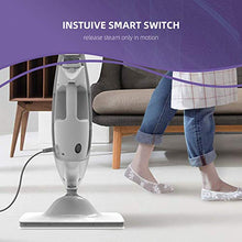 Load image into Gallery viewer, LIGHT 'N' EASY Multi-Functional steam mop Steamer for Cleaning Hardwood Floor Cleaner for Tile Grout Laminate Ceramic, 7688ANW, White
