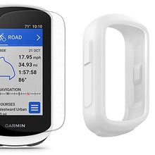 Load image into Gallery viewer, Garmin Edge Explore 2 (Power Mount) Bicycle Computer - Touchscreen &amp; Easy to Use Cycling GPS, Maps, &amp; Traffic Updates | Bundle w/PlayBetter Silicone Case (White) &amp; Tempered Glass Screen Protectors
