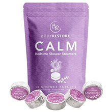 Load image into Gallery viewer, BodyRestore Shower Steamers (Pack of 15) Mother's Day Gifts for Mom - Lavender Essential Oil Scented Aromatherapy Shower Bomb, Nighttime Shower Tablets, Gifts for Women and Men
