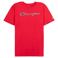 Load image into Gallery viewer, Champion Mens Big and Tall T Shirt, Crewneck Men Tees 2 Pack Charcoal/Red 6X

