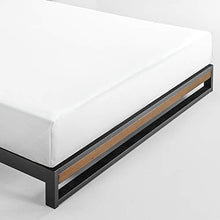 Load image into Gallery viewer, ZINUS Suzanne 37 Inch Metal and Wood Platform Bed Frame / Solid Wood &amp; Steel Construction, Chestnut Brown, Queen &amp; 10 Inch Green Tea Memory Foam Mattress / CertiPUR-US Certified, Queen
