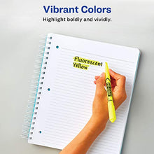 Load image into Gallery viewer, Avery Hi-Liter Pen-Style Highlighters, Smear Safe Ink, Chisel Tip, 12 Fluorescent Yellow Highlighters (23591)

