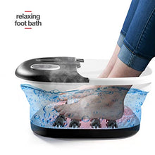 Load image into Gallery viewer, Medical king Foot Spa with Heat and Massage and Jets Includes A Remote Control A Pumice Stone Collapsible Foot Spa Massager with Heat and Massage Bubbles and Vibration

