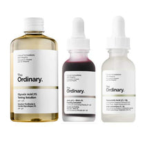 Load image into Gallery viewer, The Ordinary 3 Bottles Face Serum Set! Peeling Solution, Hyaluronic Acid And Glycolic Acid! AHA 30%+BHA 2% Peeling Solution! Hyaluronic Acid 2%+B5! Glycolic Acid 7% Toning Solution
