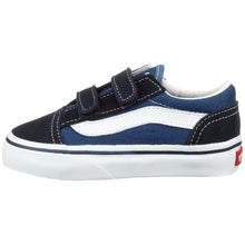 Load image into Gallery viewer, Vans Boy's Old Skool V-K, Navy, 8 M Toddler
