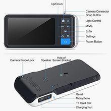Load image into Gallery viewer, Digital Otoscope with 4.5 Inches Screen, Anykit 3.9mm Ear Camera with 6 LED Lights, 32GB Card, Ear Wax Removal Tool, Specula and 2500 mAh Rechargeable Battery, Supports Photo Snap and Video Recording
