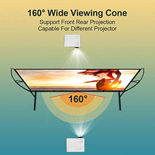 Load image into Gallery viewer, Projector Screen with Stand Foldable Portable Movie Screen 100 Inch（16：9）, HD 4K Double Sided Projection Screen Indoor Outdoor Projector Movies Screen for Home Theater (100 Inch) …
