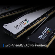 Load image into Gallery viewer, OLOy DDR4 RAM 16GB (2x8GB) Blade Aura Sync RGB 3200 MHz CL16 1.35V 288-Pin Desktop Gaming UDIMM (MD4U0832162BRWDE)

