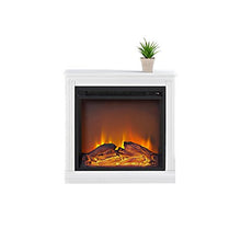 Load image into Gallery viewer, Ameriwood Home Bruxton Simple Fireplace, White
