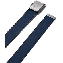 Load image into Gallery viewer, Under Armour Boys' Webbing 2.0 Golf Belt , Academy Blue (409)/Pitch Gray , One Size Fits All
