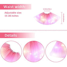 Load image into Gallery viewer, Aohhy 2-8 Years Baby Girls Light Up LED Tutu Skirt Kid Fancy Party Costume Ballet Layered Dress-Pink
