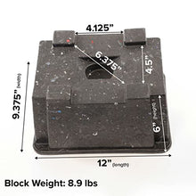 Load image into Gallery viewer, OX BLOX Trailer Jack Block | RV and Camper Blocks for Any Tongue Jack, Post, Foot, or stabilizer (Round or Square) | Supports up to 10,000 lbs per Block
