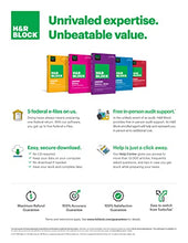 Load image into Gallery viewer, H&amp;R Block Tax Software Deluxe + State 2021 with 3% Refund Bonus Offer (Amazon Exclusive) | [PC Download]
