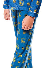 Load image into Gallery viewer, Ultra Game NBA Golden State Warriors Youth 2 Piece Soft Tee Shirt &amp; Lounge Pants Sleepwear Loungewear Pajama Set, Team Color, 8
