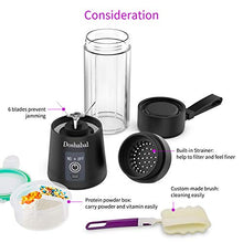 Load image into Gallery viewer, USB Blender, Doshabal Portable Personal Blender, Smoothie Blender to go, Rechargeable Blender shakes and smoothies
