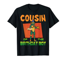 Load image into Gallery viewer, Mademark x Teenage Mutant Ninja Turtles - Mikey Cousin of the Birthday Boy Pizza Theme Party T-Shirt
