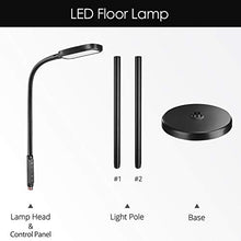 Load image into Gallery viewer, Miroco LED Floor Lamp with 5 Brightness Levels &amp; 3 Color Temperatures, 1815 Lumens, Adjustable LED Floor Light, Dimmable Reading Standing Lamp for Sewing Living Room Bedroom Office
