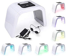 Load image into Gallery viewer, 7 Color LED Facial Mask, Yofuly Portable Photon Anti-aging Skin Rejuvenation Treatment Skin Toning Facial Skin Care Mask Device for Home Salon Use
