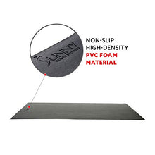 Load image into Gallery viewer, Sunny Health &amp; Fitness NO. 074-M Treadmill Mat Medium, 6.5 ft x 3 ft, Black

