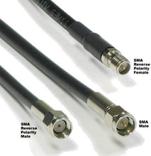 Load image into Gallery viewer, MPD Digital Genuine Times Microwave LMR-400 LMR400 RF Coaxial Cable with N Male and RP-SMA Male Connectors for Hotspot, WiFi, Radio Transmitters, Antenna, 20ft
