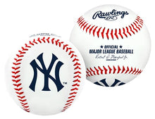 Load image into Gallery viewer, Rawlings MLB New York Yankees Team Logo Baseball, Official, White
