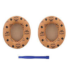 Load image into Gallery viewer, Replacement Ear Pads Protein PU Leather Ear Cushion Compatible with Beats by Dr.Dre Studio 2.0 Studio 3 B0500 B0501 Wired Wireless Over-Ear Headphones (Floral Brown)
