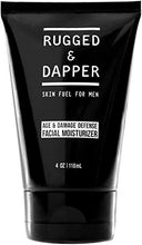 Load image into Gallery viewer, RUGGED &amp; DAPPER Age + Damage Defense Facial Moisturizer | Dual Purpose Face Lotion &amp; Aftershave for Men - 4 Oz

