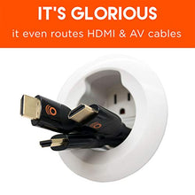 Load image into Gallery viewer, ECHOGEAR in-Wall TV &amp; Soundbar Power Kit Safely Hides Cables Behind Your Wall - Includes Low Voltage Cable Managment to Conceal All TV &amp; Soundbar Wires (HDMI, Optical, etc.)
