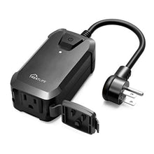 Load image into Gallery viewer, TREATLIFE Smart Dimmer Plug Outdoor Smart Plug Works with Alexa and Google Home, Light Dimmer APP Remote Control, Max Power 400W, IP44 Waterproof for Dimmable Outdoor Lights, Floor Lamp, Table Lamp
