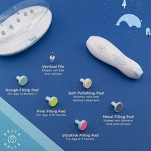 Load image into Gallery viewer, Nolla Kids Baby Nail Trimmer Electric - Electric Nail File Baby - Baby Nail File - Safe Baby Nail Clippers Manicure Set - Trim Polish Grooming Kit For Infant Newborn Toddler Adult Toes and Fingernails
