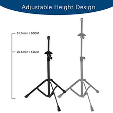 Load image into Gallery viewer, EASTROCK Trombone Stand, Retractable Height Adjustment, Triangular Stable Construction for Standard-sized Trombone

