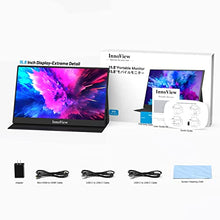 Load image into Gallery viewer, Portable Monitor Bundle - 4K 15.6 Inch Adobe 100% Touchscreen &amp; FHD 1080P 15.8 Inch Second External Monitor for Laptop, MacBook, PS5, PS4, Xbox, Switch
