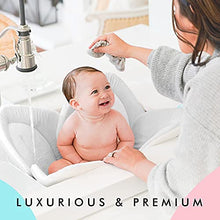 Load image into Gallery viewer, Blooming Bath Lotus Baby Bath Seat - Premium Baby Bathtub, Fits Most Sinks - Newborn &amp; Baby Essentials - Baby Gifts - 33" - Grey/White/Yellow

