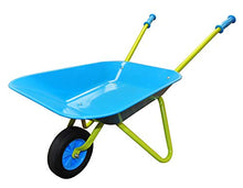 Load image into Gallery viewer, G &amp; F Products G &amp; F 10041 JustForKids Kids Wheel Barrel made of real metal kids size
