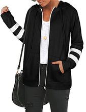 Load image into Gallery viewer, Zip Up Hoodie Women Lightweight Sweatshirs with Pockets
