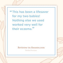 Load image into Gallery viewer, Aveeno Baby Eczema Therapy Soothing Bath Treatment for Relief of Dry, Itchy &amp; Irritated Skin, Made with Natural Colloidal Oatmeal, Fragrance-, Paraben-, Steroid- &amp; Tear-Free, 10 ct

