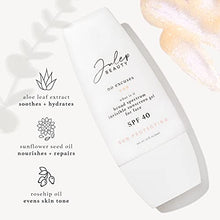 Load image into Gallery viewer, Julep No Excuses Clear Facial Sunscreen Broad-Spectrum SPF 40 + Glow Face Moisturizer With Vitamin E for Over &amp; Under Makeup, 1 Fl Oz
